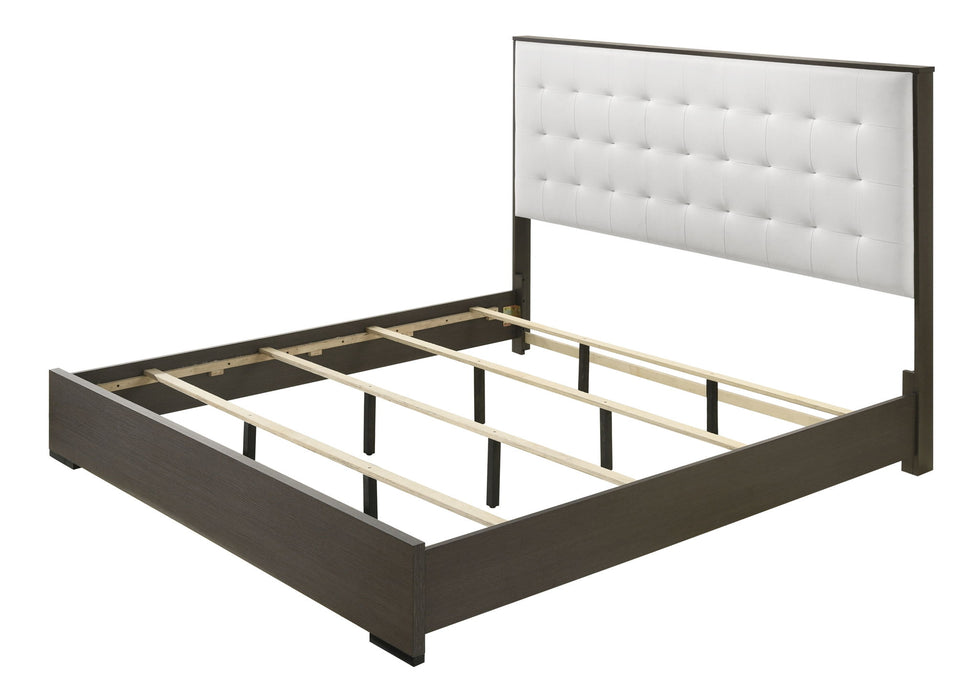 Sharpe - King Bed - Dark Gray