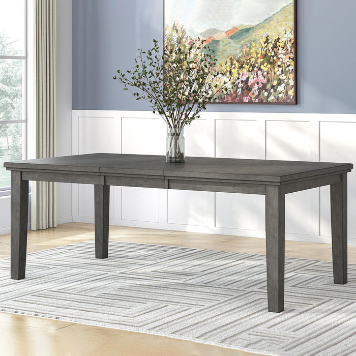 Hallanden - Rectangular Dining Room Butterfly Extension Table - Gray