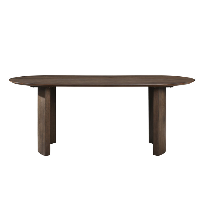 Kody - Oval Dining Table - Dark Walnut