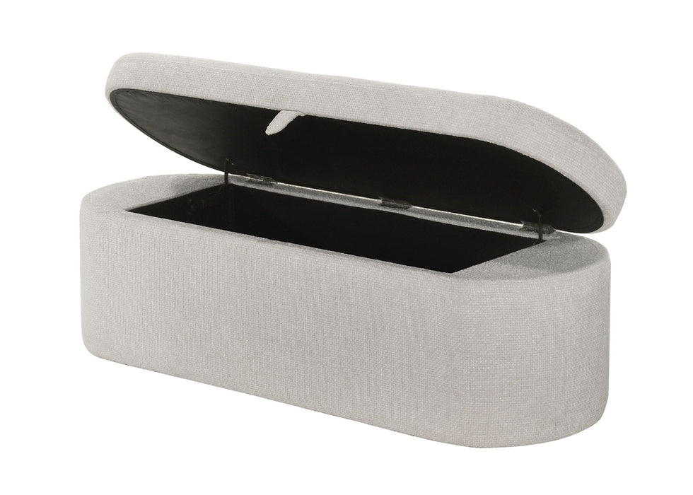 Philipa - Storage Bench - Oatmeal Tweed