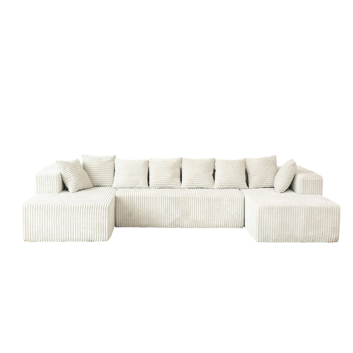 Modular U Shaped Sectional Sofa