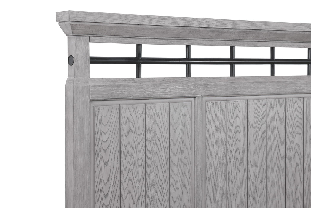 Beckett - Queen 5 Piece Bedroom Set - Greige