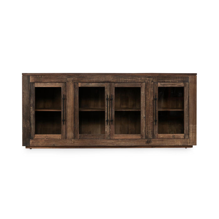 Jett - Wood 4 Door Cabinet - Natural
