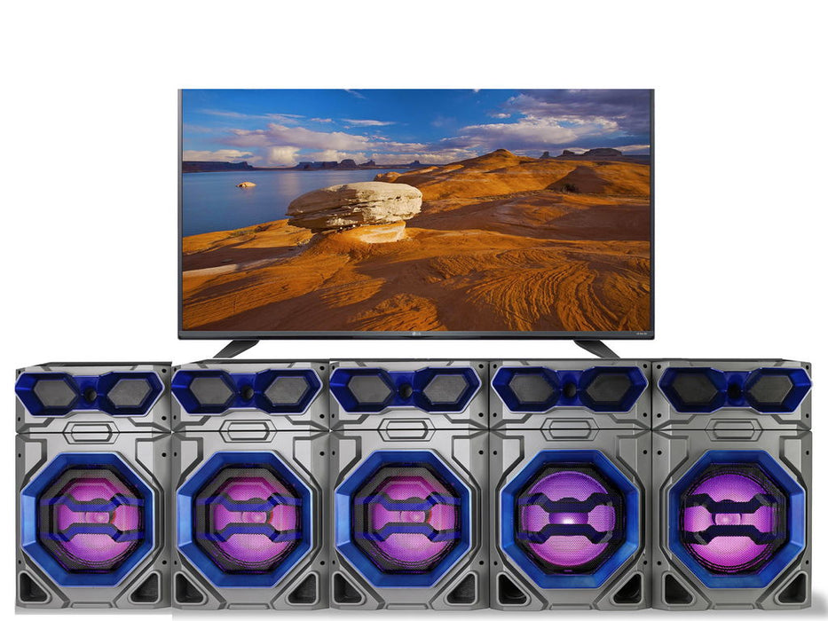 TV Stand For 75" TV - Black