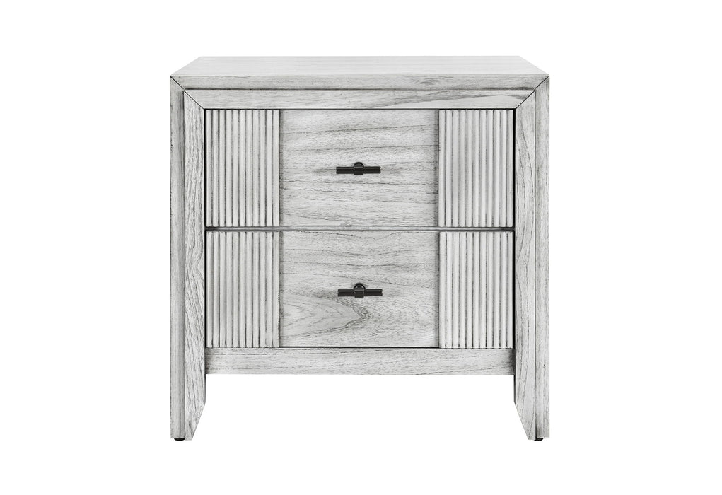 Elsie - 5 Piece King Bedroom Set - Light Gray