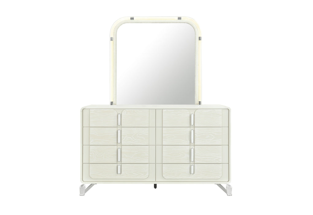 Lyra - 5 Piece Queen Bedroom Set - Beige