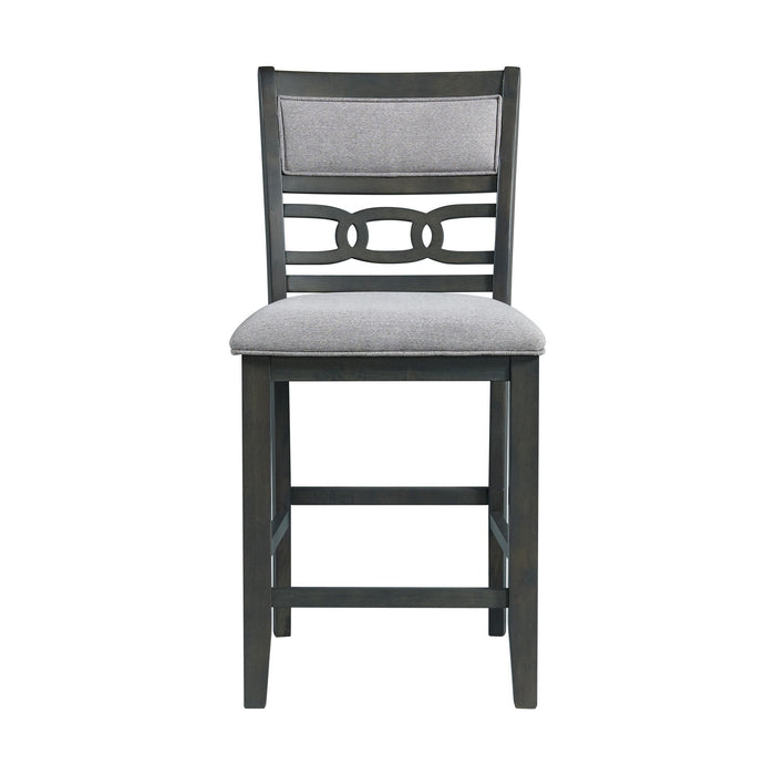 Amherst - Counter Side Chair With Fabric Cushion (Set of 2) - Gray Finish
