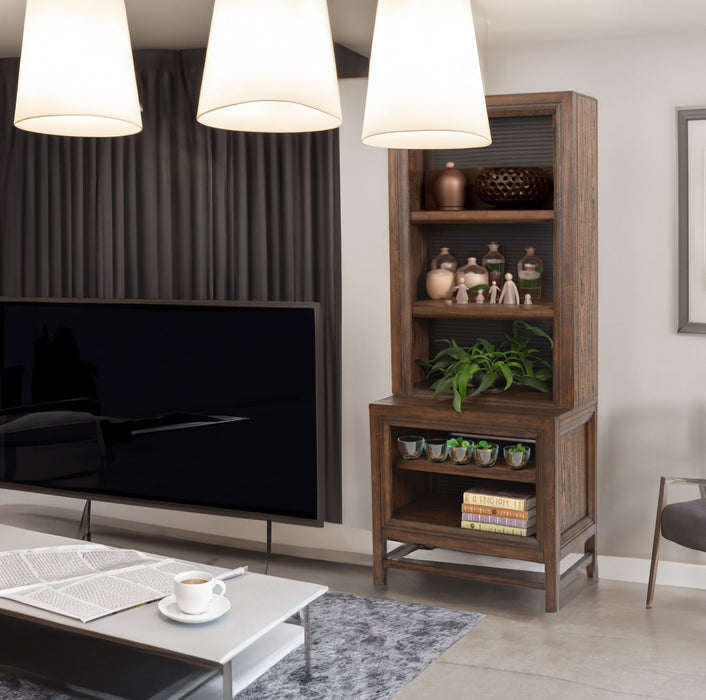 Bookcase Pier, 2 Tone - Brown