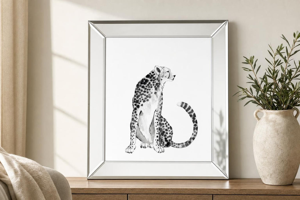 Chrome Cheetah I By Grace Popp - Dark Gray