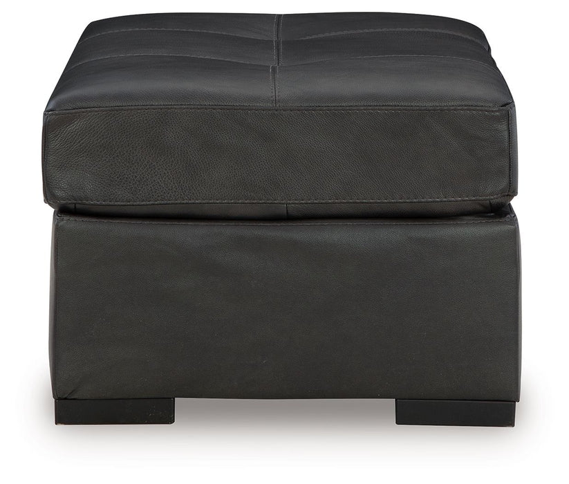 Brindley Pier - Oversized Accent Ottoman - Fog