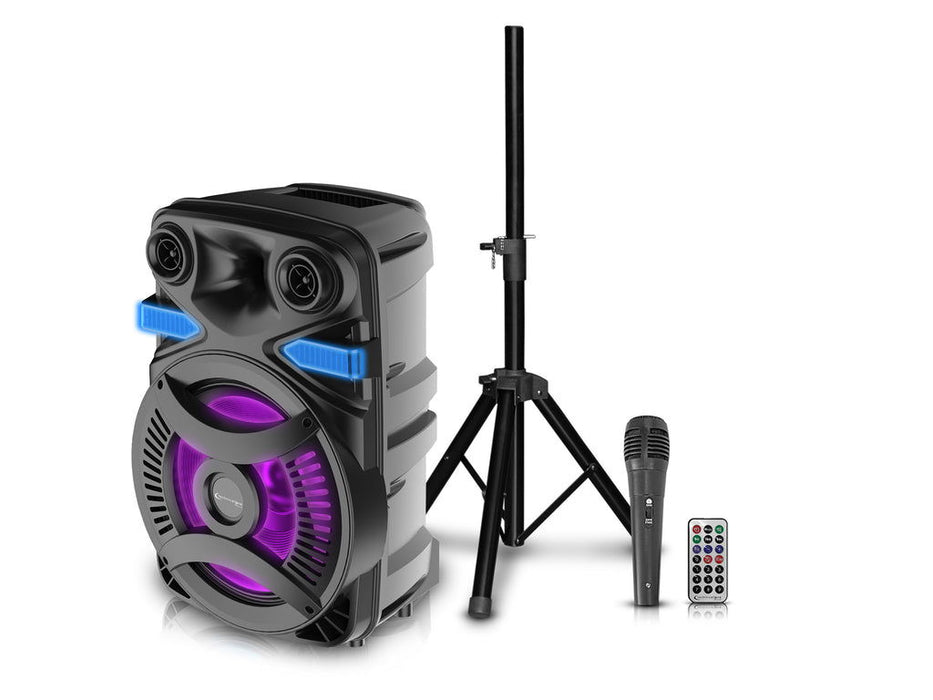 15" Speaker 3000 Watts Bluetooth - Black