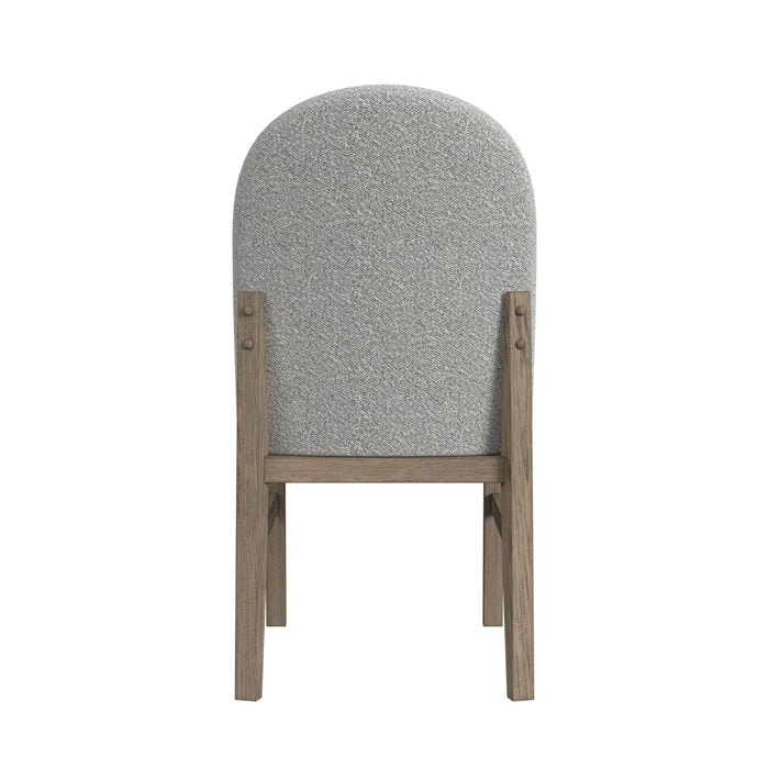 Portland - Round Back Side Chair (Set of 2) - Gray