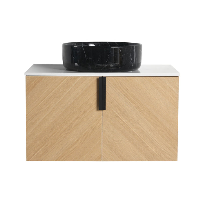 Wall Mounted Bathroom Vanity & Art Sink