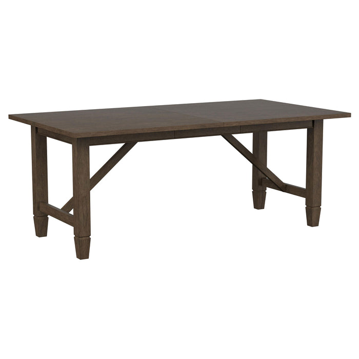 Jamie - Rectangular Dining Table With Extension Leaf - Light Brown