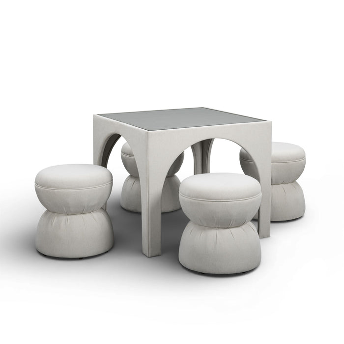 Tomlin - Game Table And Ottoman Set