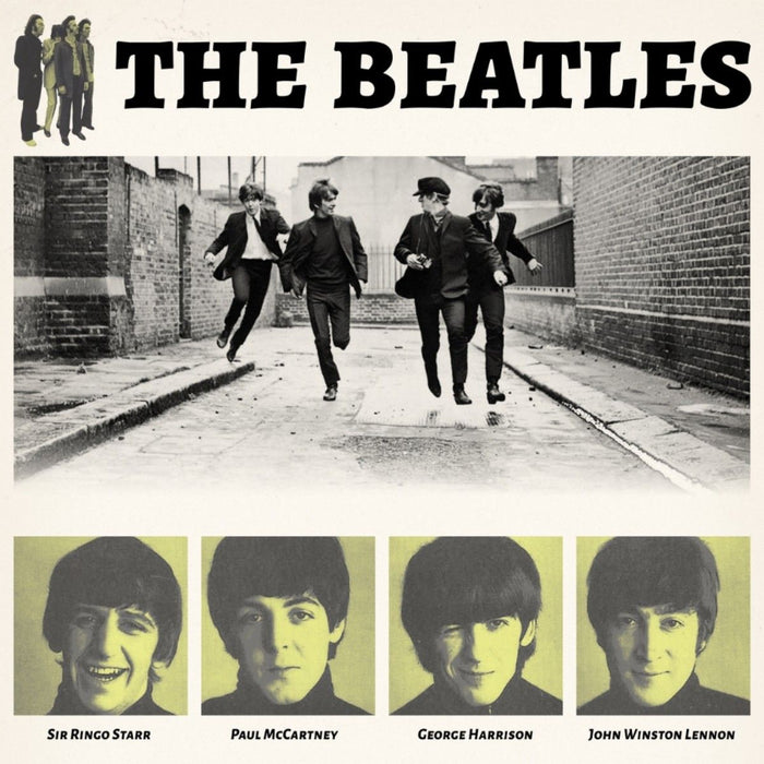 Four Figures Alley Stroll - 20" x 20" Framed Wall Art