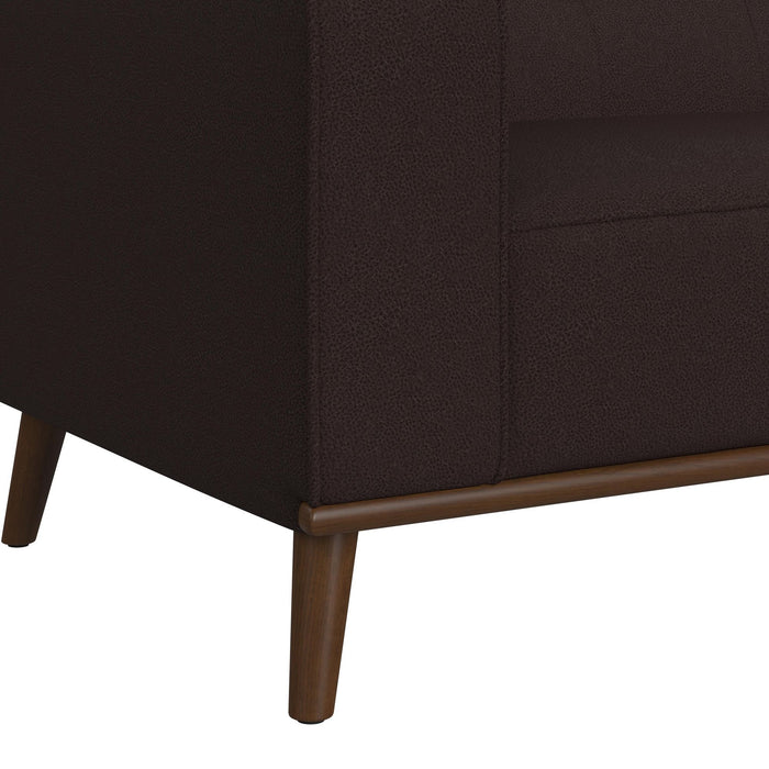 Destiny - Loveseat With Wood Front