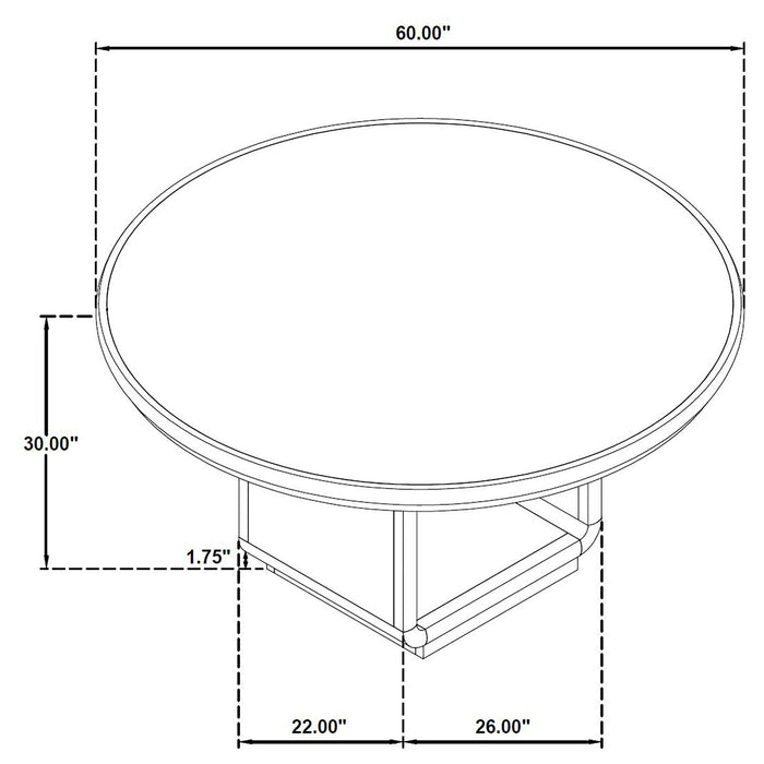 Bangor - Round Dining Table Set With Chairs