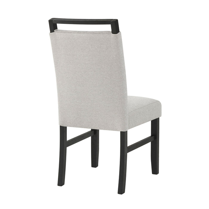 Jules - 5 Piece Dining Room Set - Charcoal / White