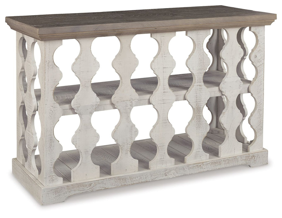 Havalance - Cinza / Branco - Mesa Console para Sofá