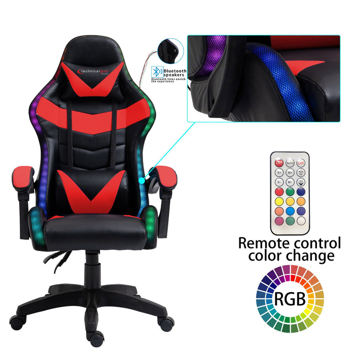 Gaming Bluetooth Chair - Red & Black