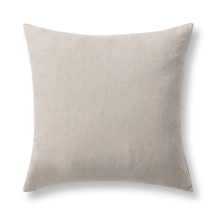 Nisha - 22" x 22" Accent Pillow - Natural / Ivory