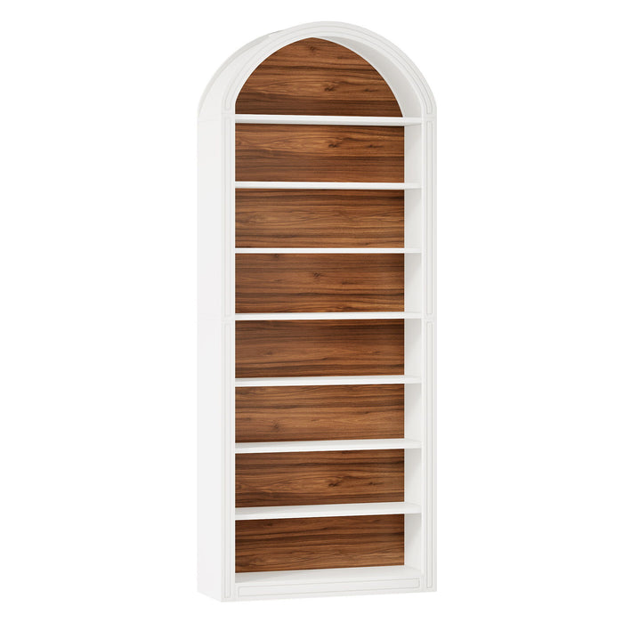 8 Tier Arched Open Display Shelving Unit For Living Room