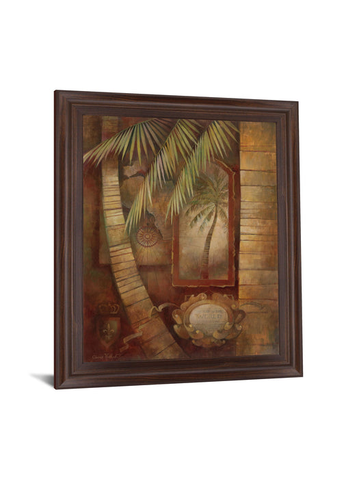 Palm Relic Harmony - 28" x 34" Framed Wall Art
