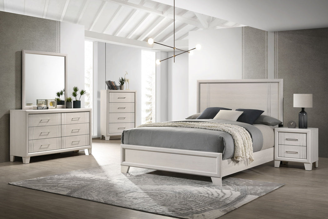 Charlie - Queen Bed - White