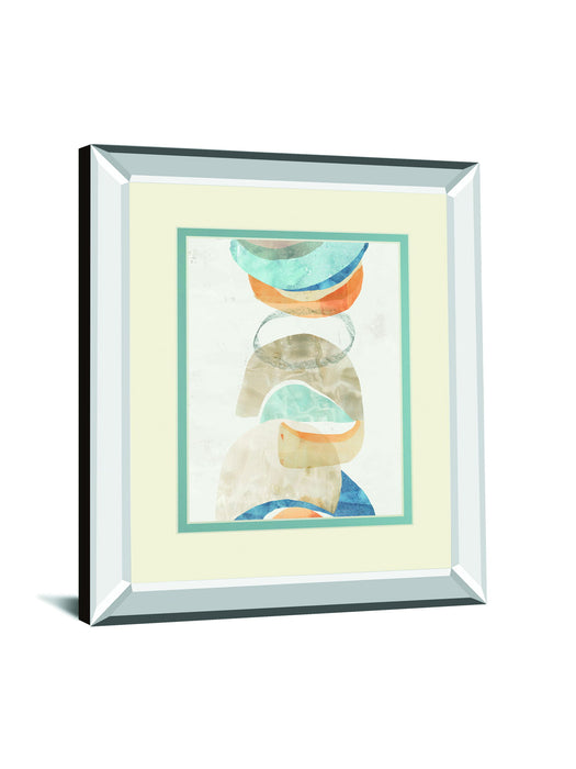 Magnetism I By Pi Studio Mirrored Frame - Blue
