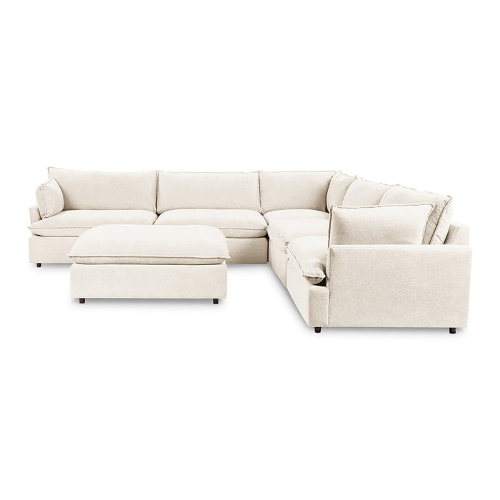 Caplan - 6 Piece Modular Sectional With Ottoman