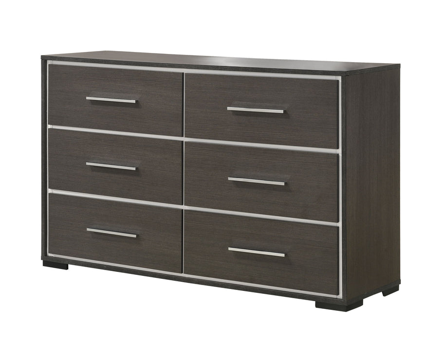 Sharpe - Twin 4 Piece Bedroom Set - Dark Gray