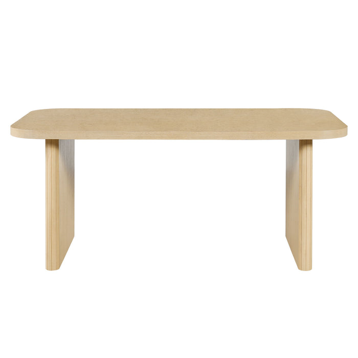Rectangular, Indoor Dining Table - Natural