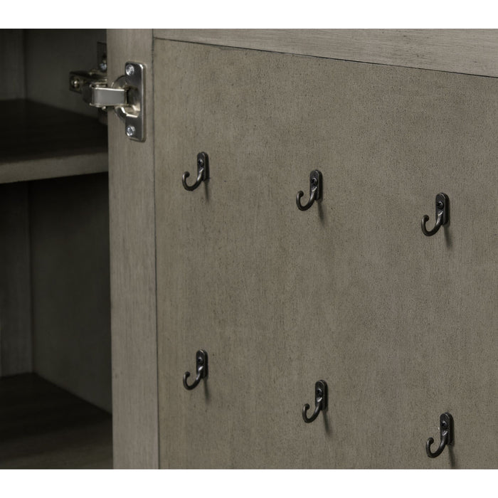 Kings Court - 7-Drawer Door Chest - Gray