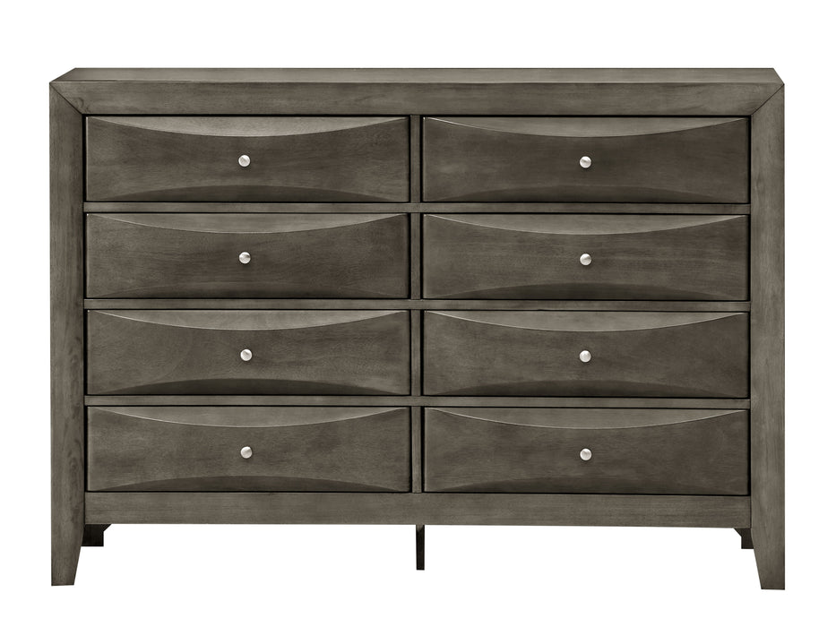 Glory Furniture Marilla Dresser, Gray