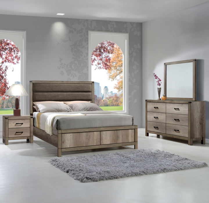 Matteo - King 4 Piece Bedroom Set - Brown