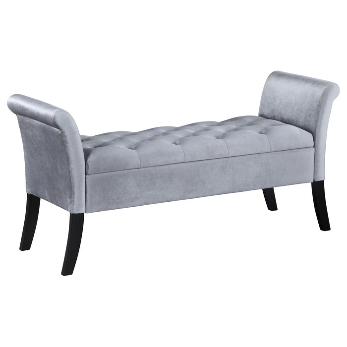 Pasley - Rolled Arm Storage Bench