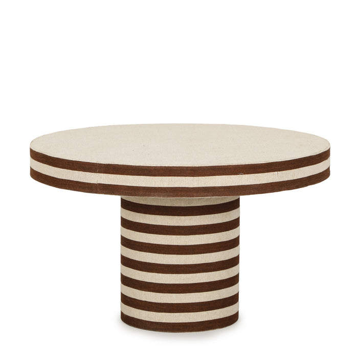 Lyra - Striped Cotton Jute Contract-Grade Table