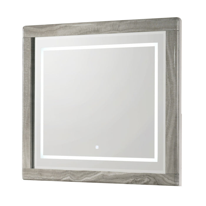 Jazz - LED Mirror With Touch Sensor Switch (Dresser Not Included) - White