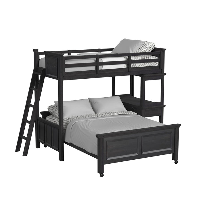 Hampton Kids - Loft With Ladder And Desk With Speaker Bedroom Set