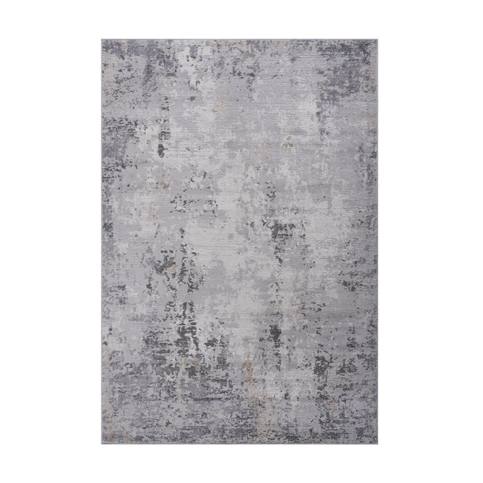 Marfi - 5' X 7' Abstract Area Rug - Ivory / Taupe