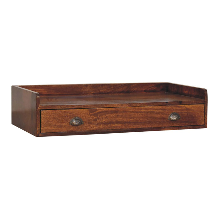 Belmont - Wall Mounted Console Shelf - Chestnut