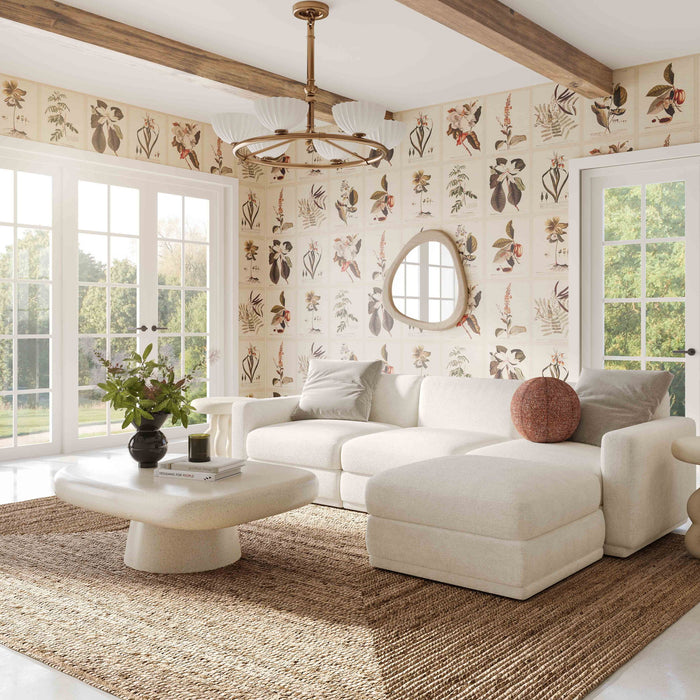 Perry - Modular Ottoman - Cream