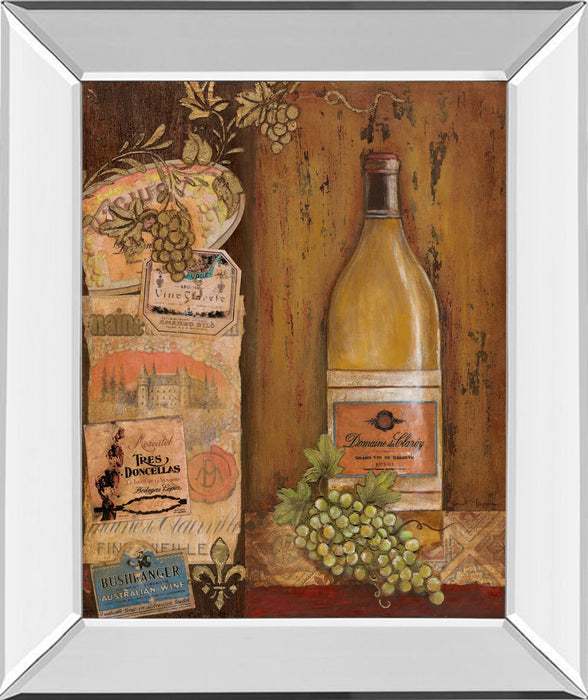 Vintage By Tava Studio - Mirror Framed Print Wall Art - Light Brown / Beige