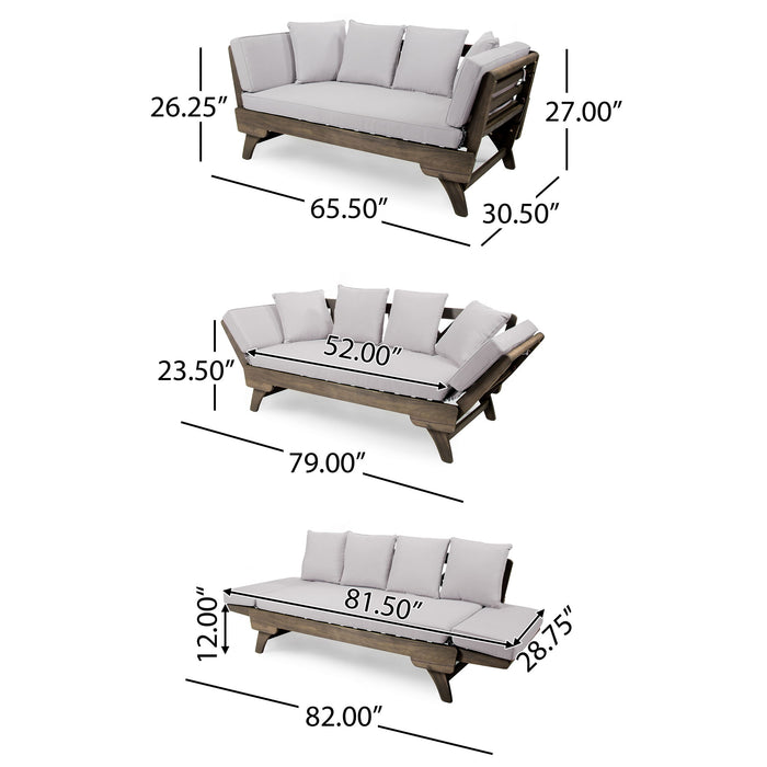 Ottavio - Convertible Sofa Daybed With Water Resistant Cushions