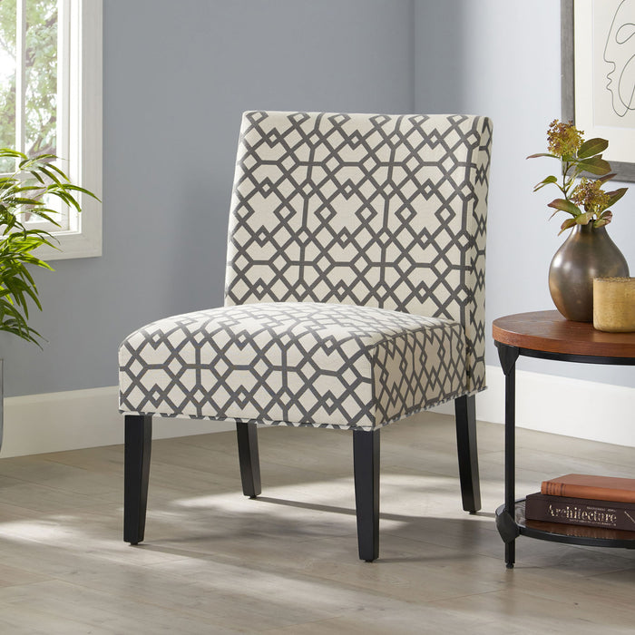 Contemporary Accent Chair With Plush Upholstery