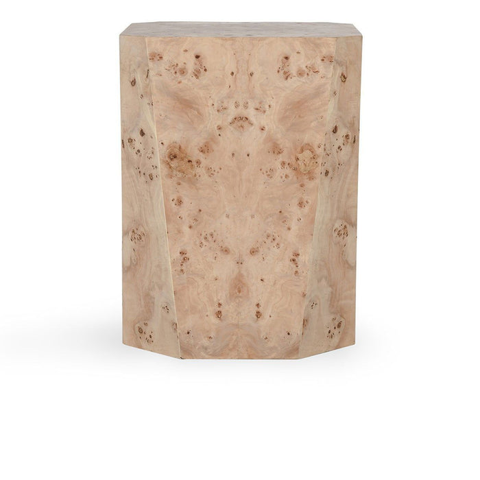 Avena - Burl Wood Square End Table - Natural