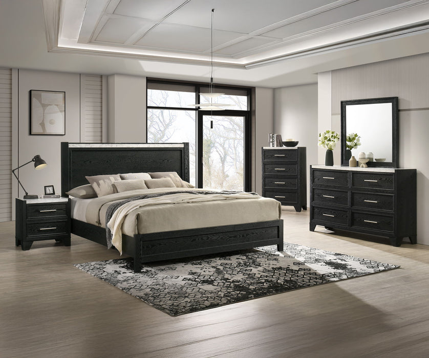 Lamar - Queen Bed - Black