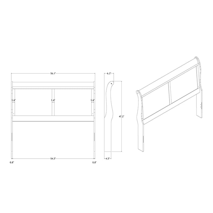 Charlston - 5 Piece Bedroom Set With LED Headboard