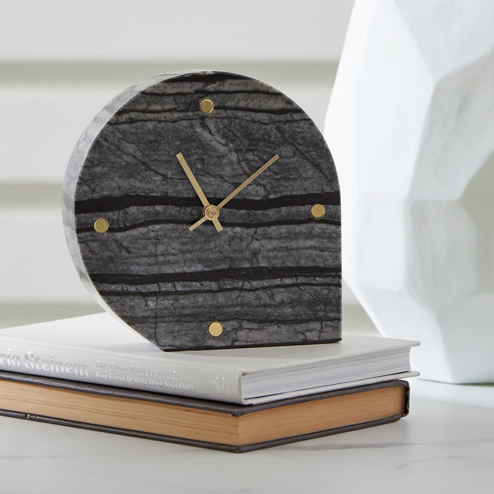 Janmour - Table Clock (Set of 2) - Black